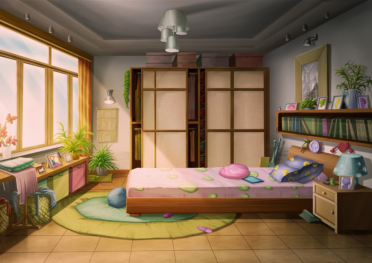 动漫，室内设计图