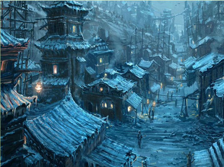 精美的概念场景插画设计欣赏