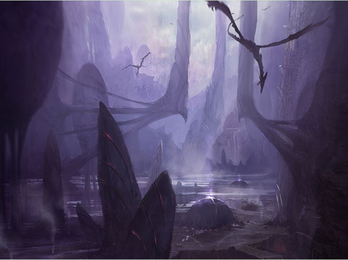 精美的概念场景插画设计欣赏
