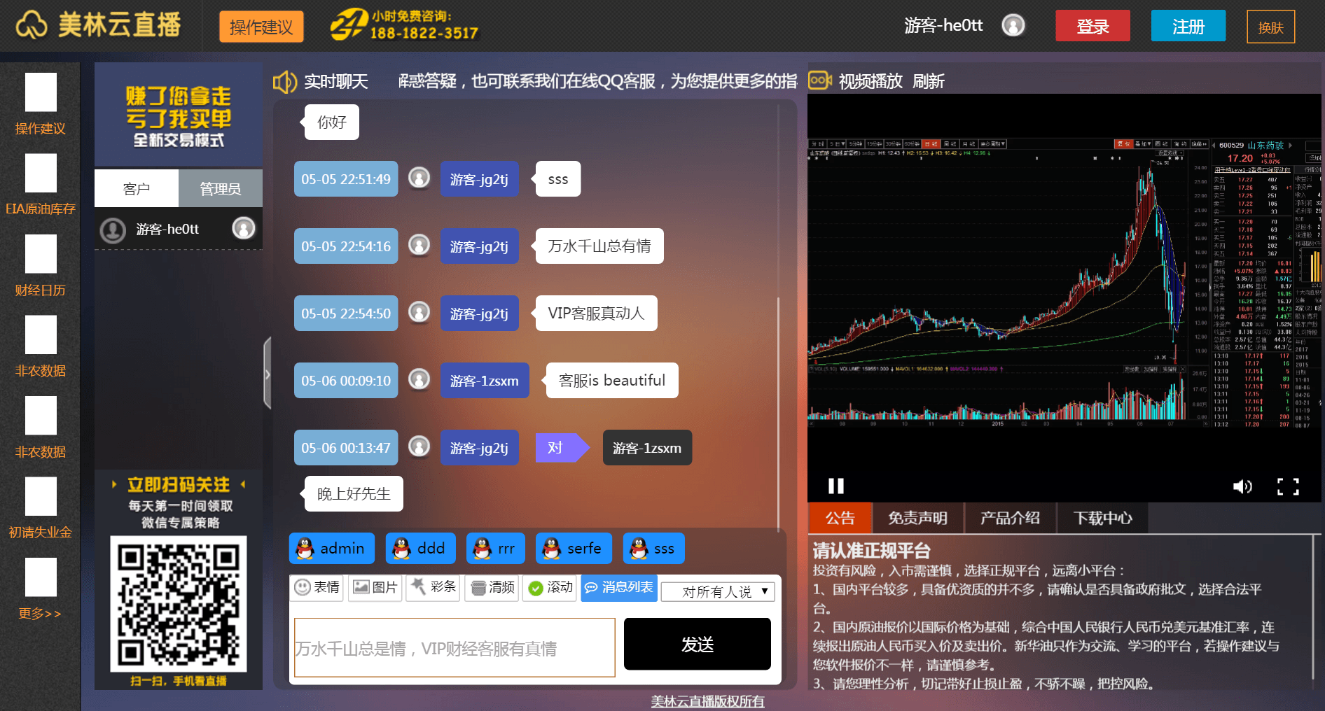 贵金属，原油，期货喊单直播室