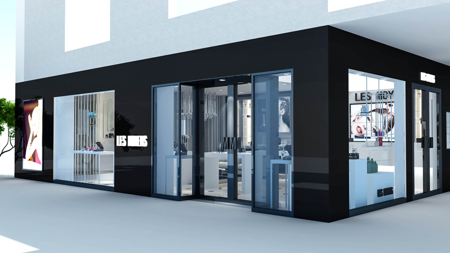 LES MOYENS 化妆品店装修设计