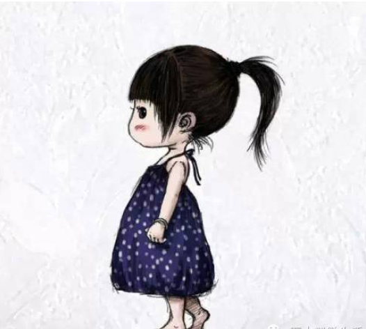 小女孩的手绘动漫图欣赏