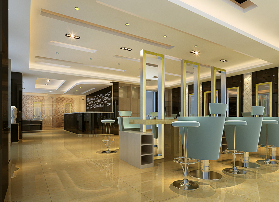 在理发店装修中,尤其要重视前台的装修,毕竟客户第