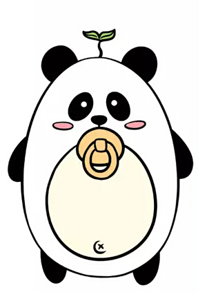 熊猫王子卡通服形象设计