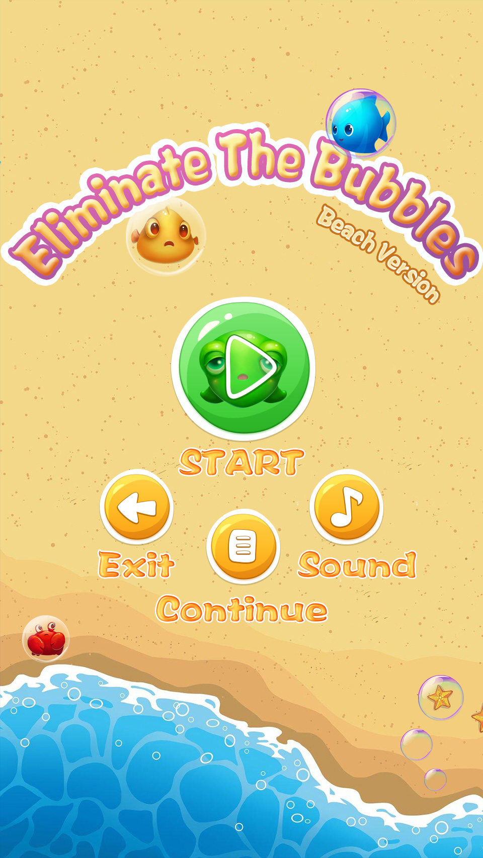 消灭泡泡沙滩版