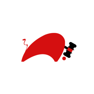 牛 红牛 锤子 拍卖 投资 商业 LOGO