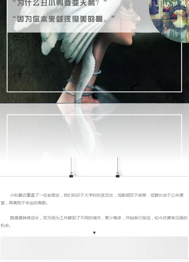 （文案案例）【新版】其实丑小鸭变天鹅的故事是这样的