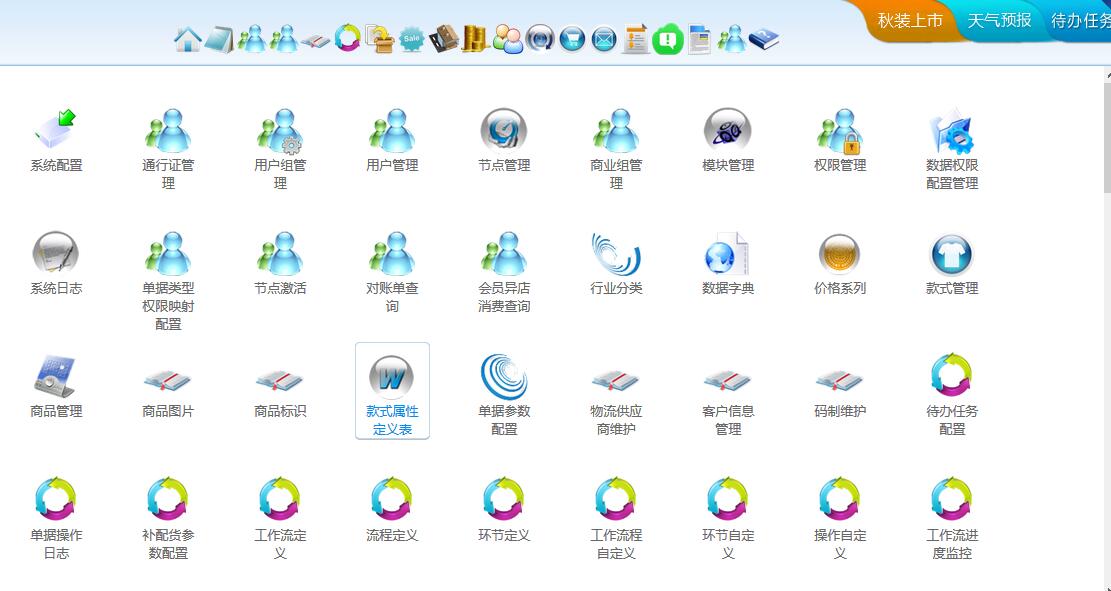 服装行业分销系统