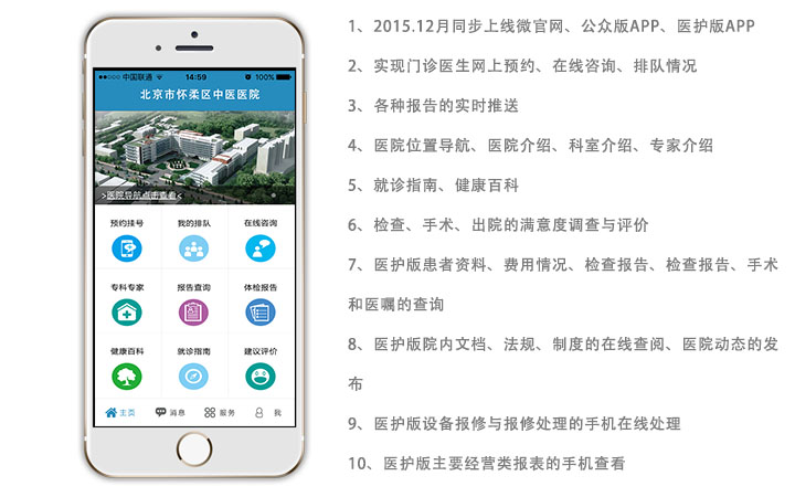 北京怀柔区中医医院APP