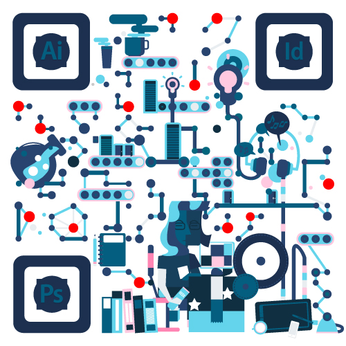 平面静态二维码设计