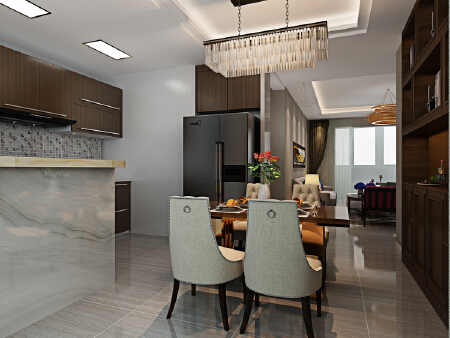 长沙简约风格全案平面方案/施工图/效果图设计