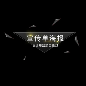 总监操刀，商业宣传单海报，满意为止
