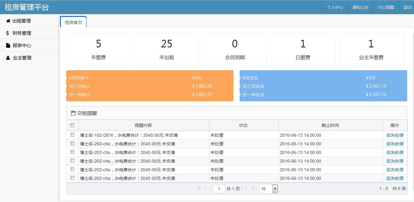 租房管理系统_电脑版