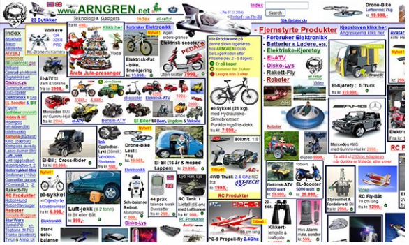 2016年全球最丑的网站设计作品,丑的惊天动地