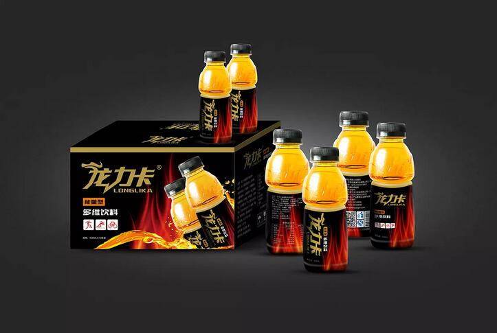 龙力卡功能型饮料包装设计