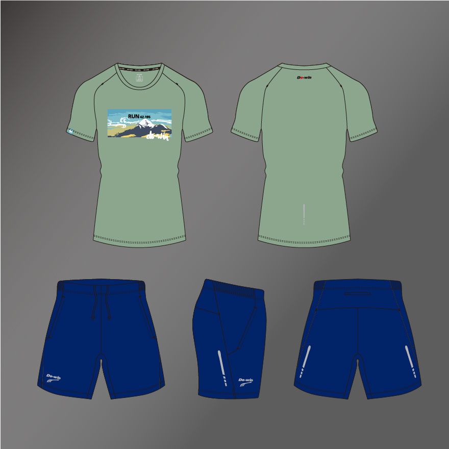 多威户外跑步夏季套案例设计