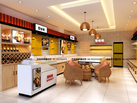 零食店 、进口食品 效果图