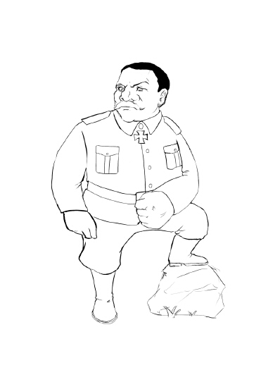 卡通人物设计:将军