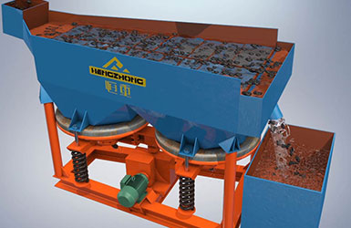 跳汰机三维动画