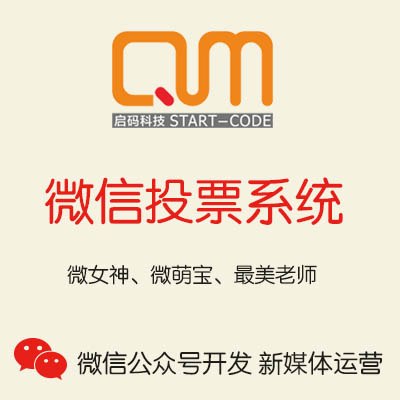 微投票萌宝投票女神投票营销推广系统老师投票微信开发投票程序