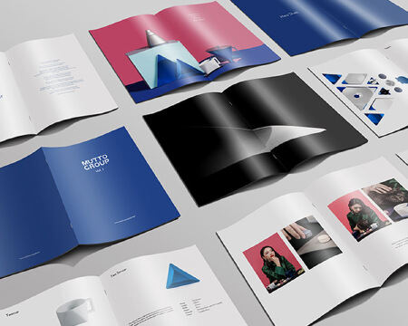 画册设计 宣传册 折页 单页设计