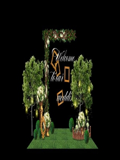 个性草坪婚礼设计