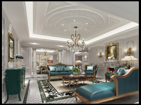 法式风格样板房设计