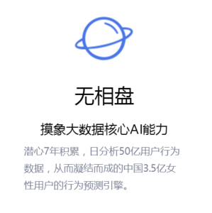 无相盘-- 摸象大数据核心AI能力