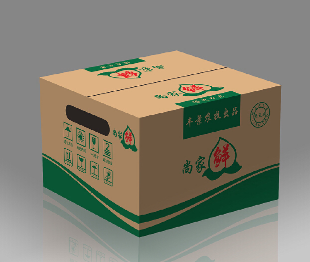 鲜桃水果箱子包装设计-包装设计-一品威客网