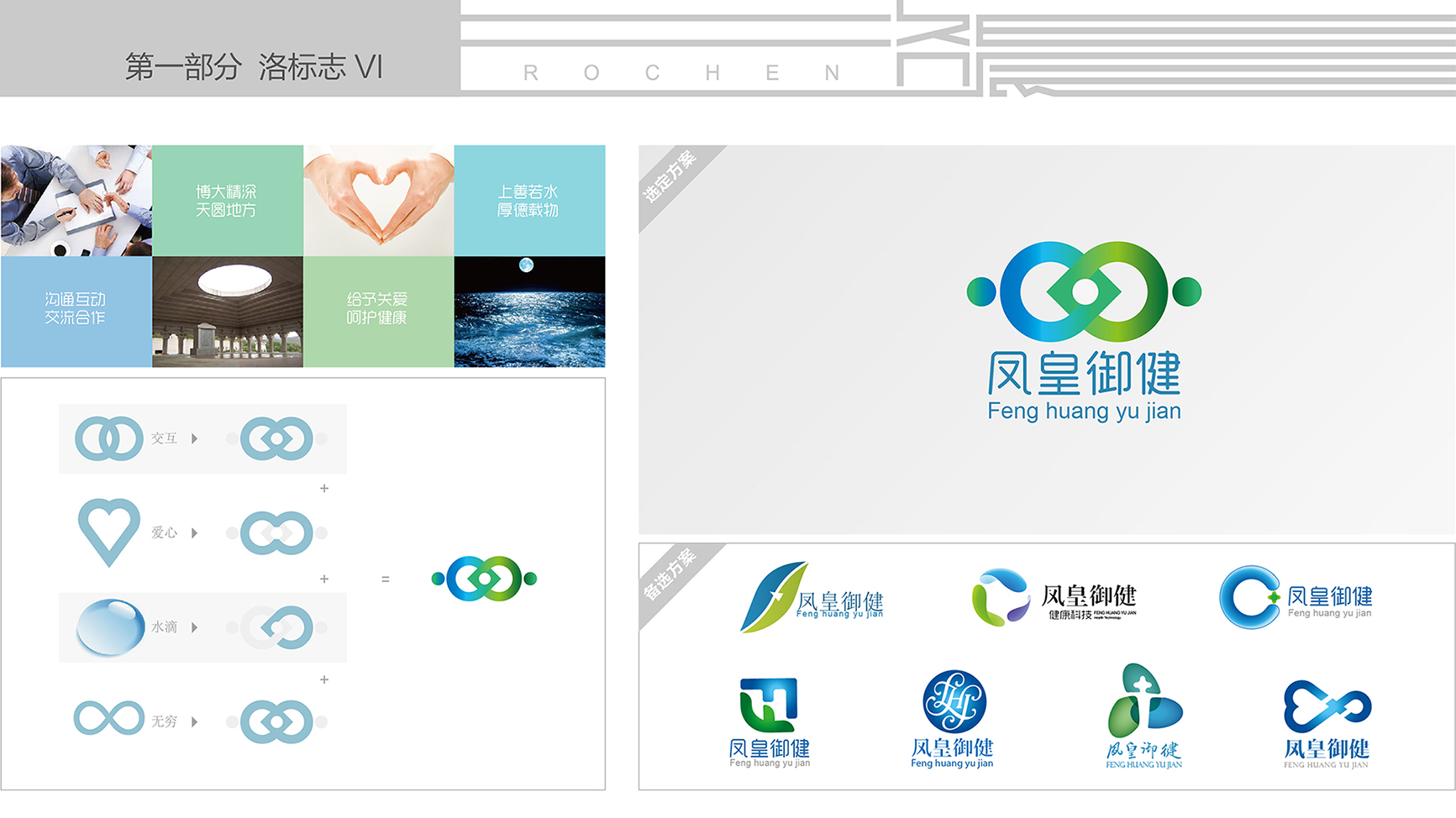 凤凰御健标志设计