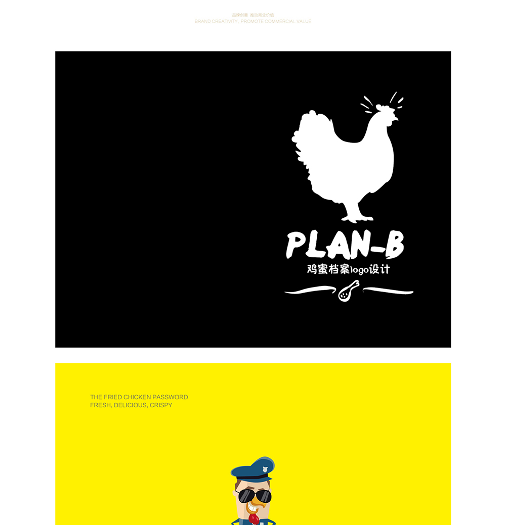 鸡蜜档案|Logo设计