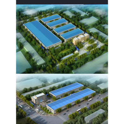 厂房鸟瞰图设计