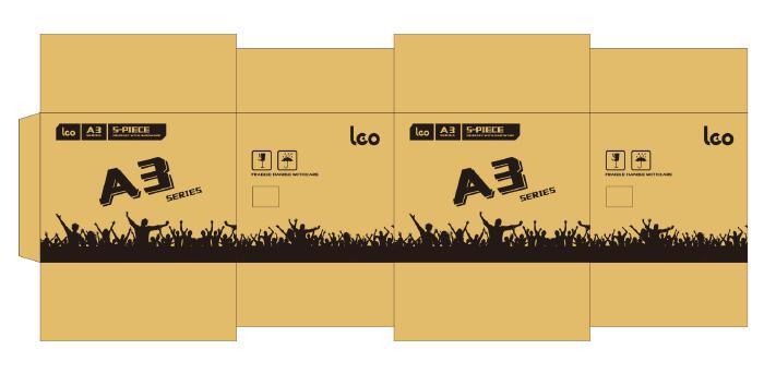 乐器产品纸箱上印刷图案设计