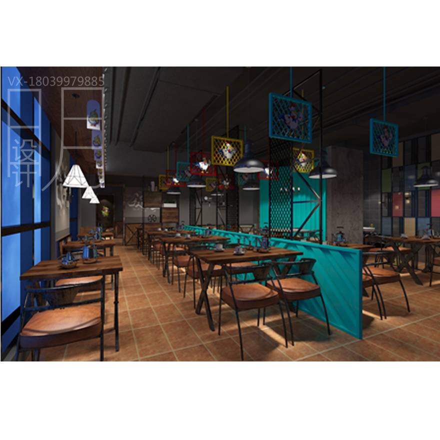 郑州某炒鸡餐厅设计