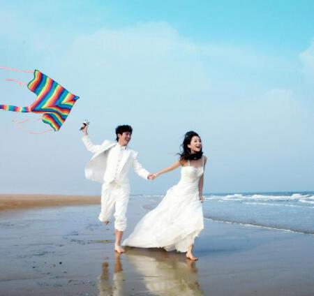 婚纱照处理美化