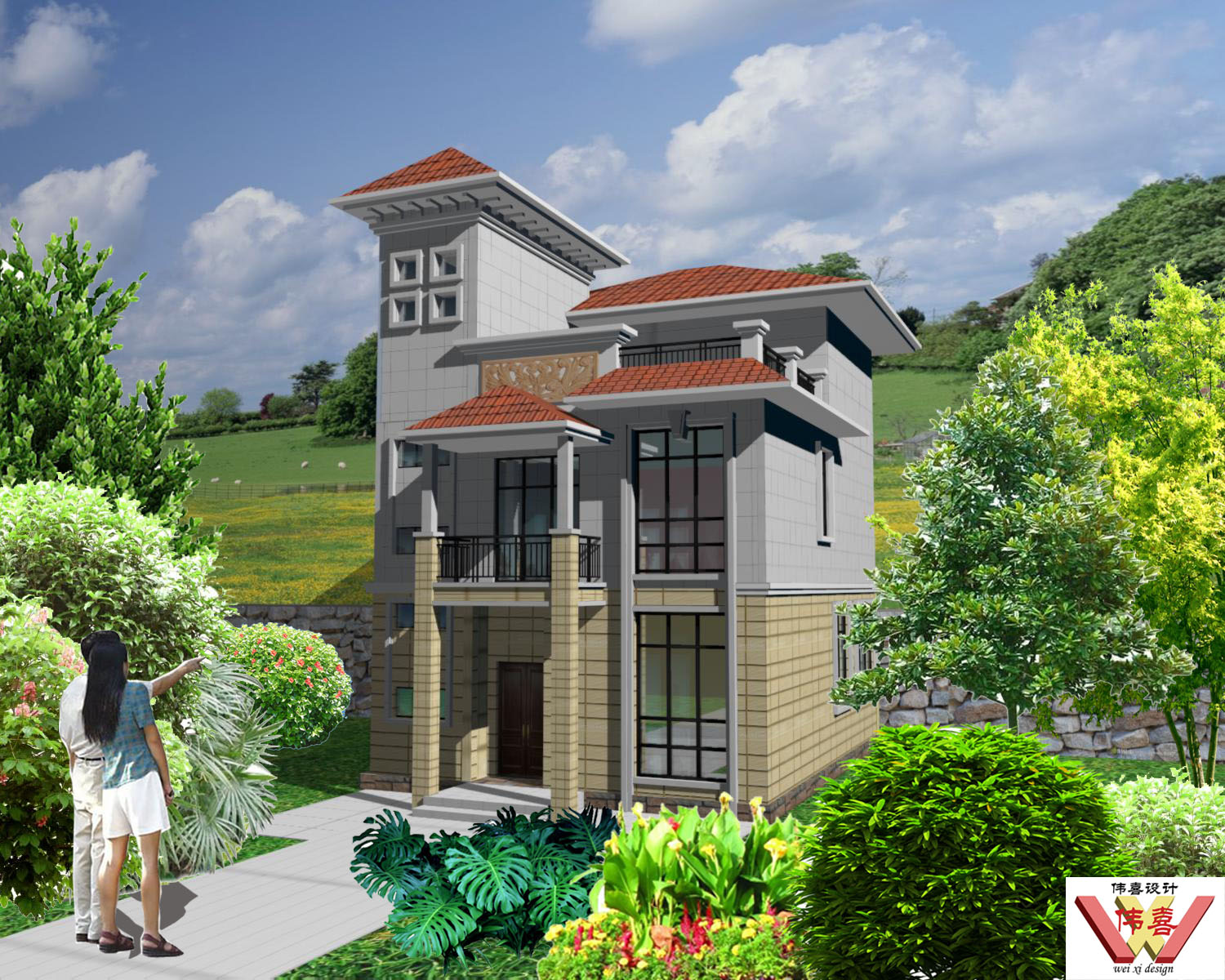 住宅方案设计及施工图设计