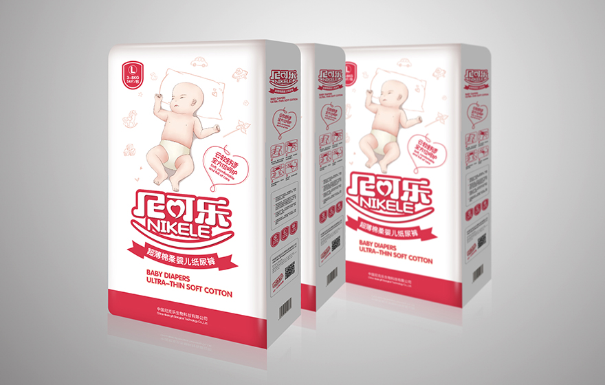 尼可乐婴儿纸尿裤包装