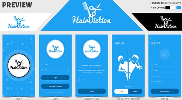 理发师预约应用