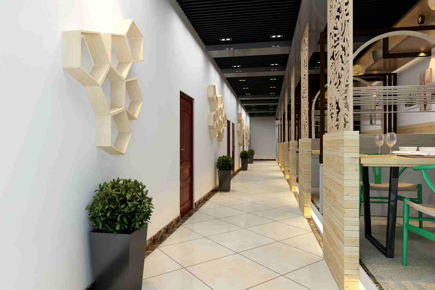 王总餐厅效果图