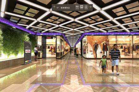 商场公共空间室内形象设计