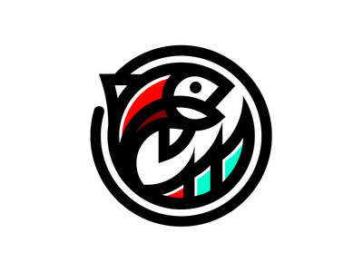 这些鱼形状的品牌logo设计的怎么样，你来评选评选