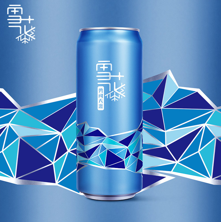 雪花啤酒推出新品logo设计和包装设计