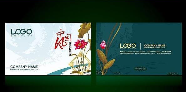 名片底图的设计运用