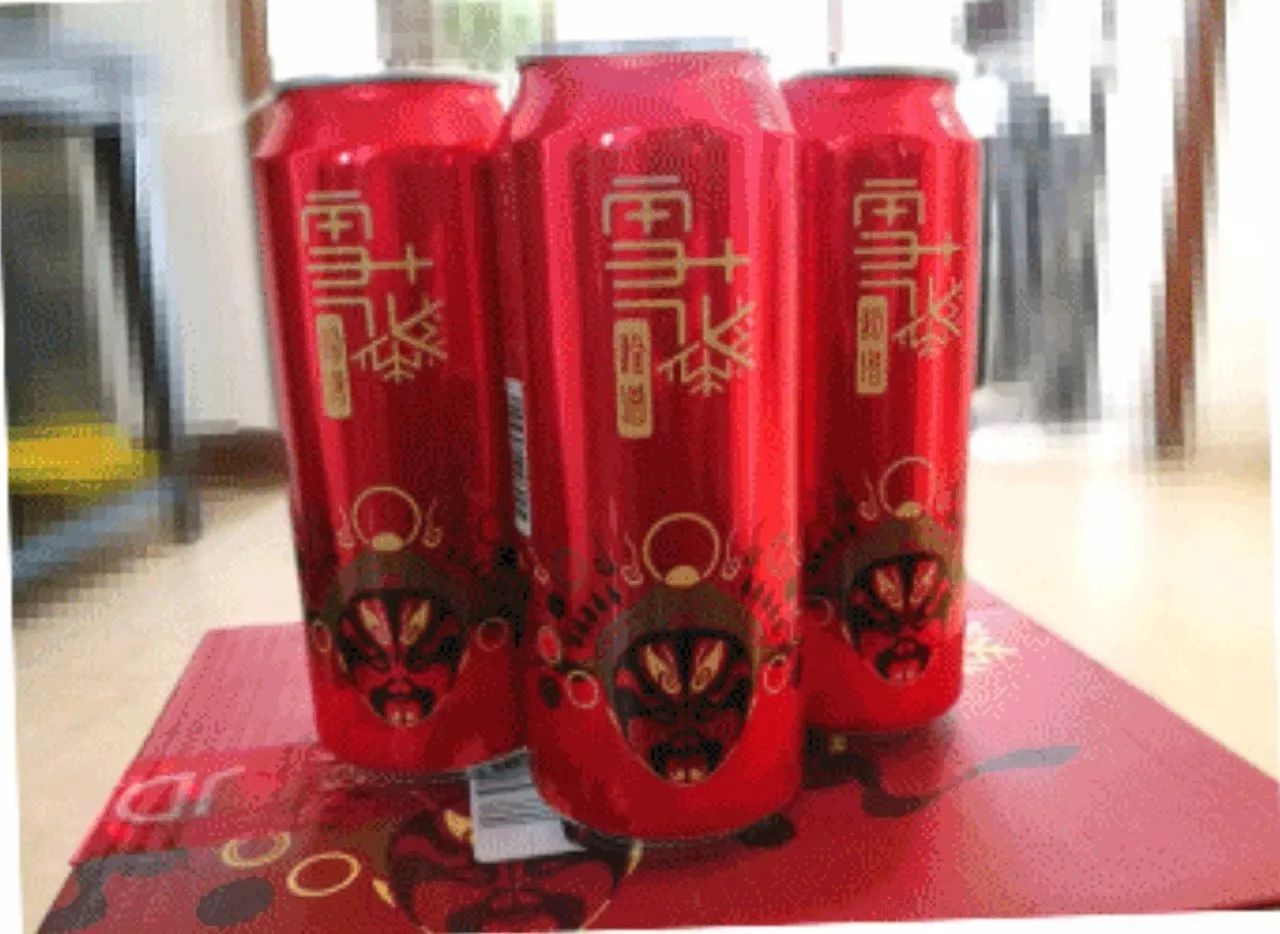 印章logo设计图片欣赏:雪花啤酒换新logo