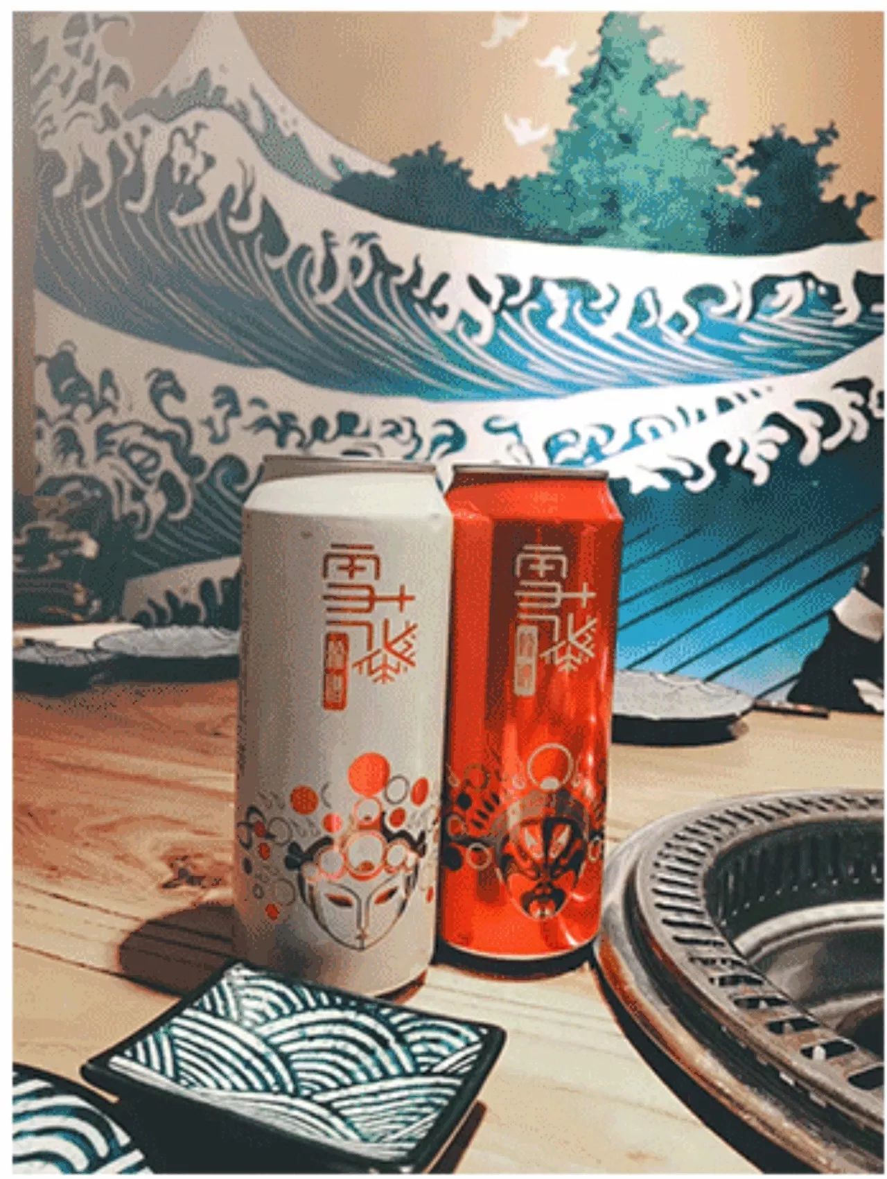 印章logo设计图片欣赏:雪花啤酒换新logo