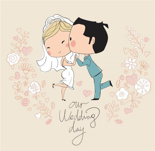 怎么设计卡通婚礼的LOGO呢?