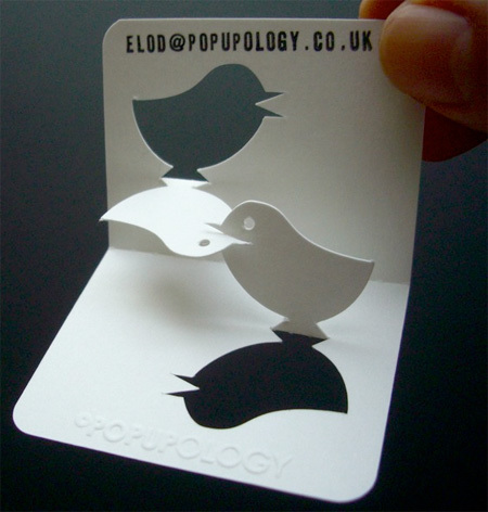 伦敦创意3D立体名片设计欣赏