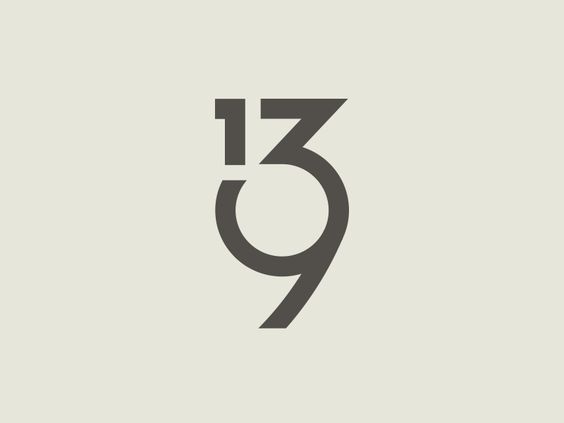 图片欣赏：纯数字logo如何设计