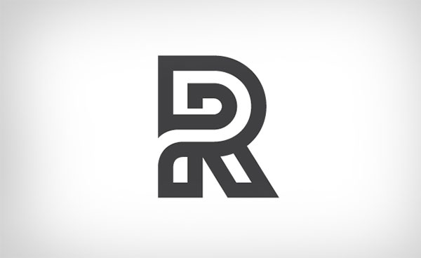 超有设计感的英文字母logo设计欣赏