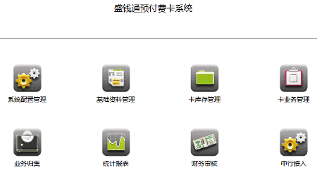 预付费卡系统